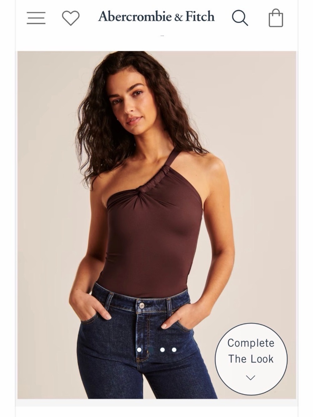 Chocolate, Abercrombie & Fitch top